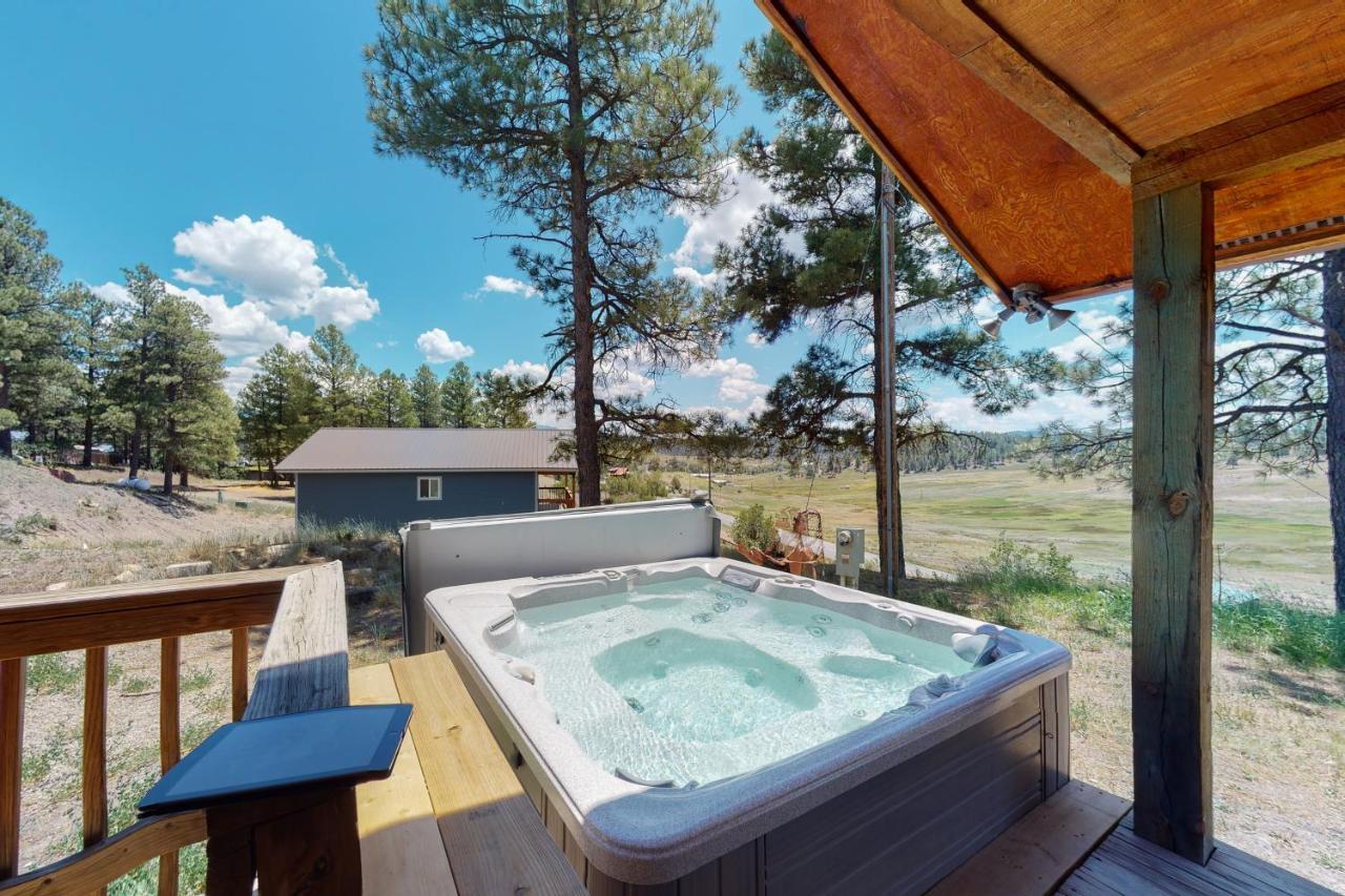 Split Pine Cabin Пагоса-Спрингс Экстерьер фото